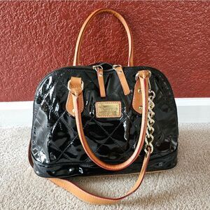 Nencioni Italy Black Quilted Handbag